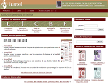 Tablet Screenshot of iustel.com